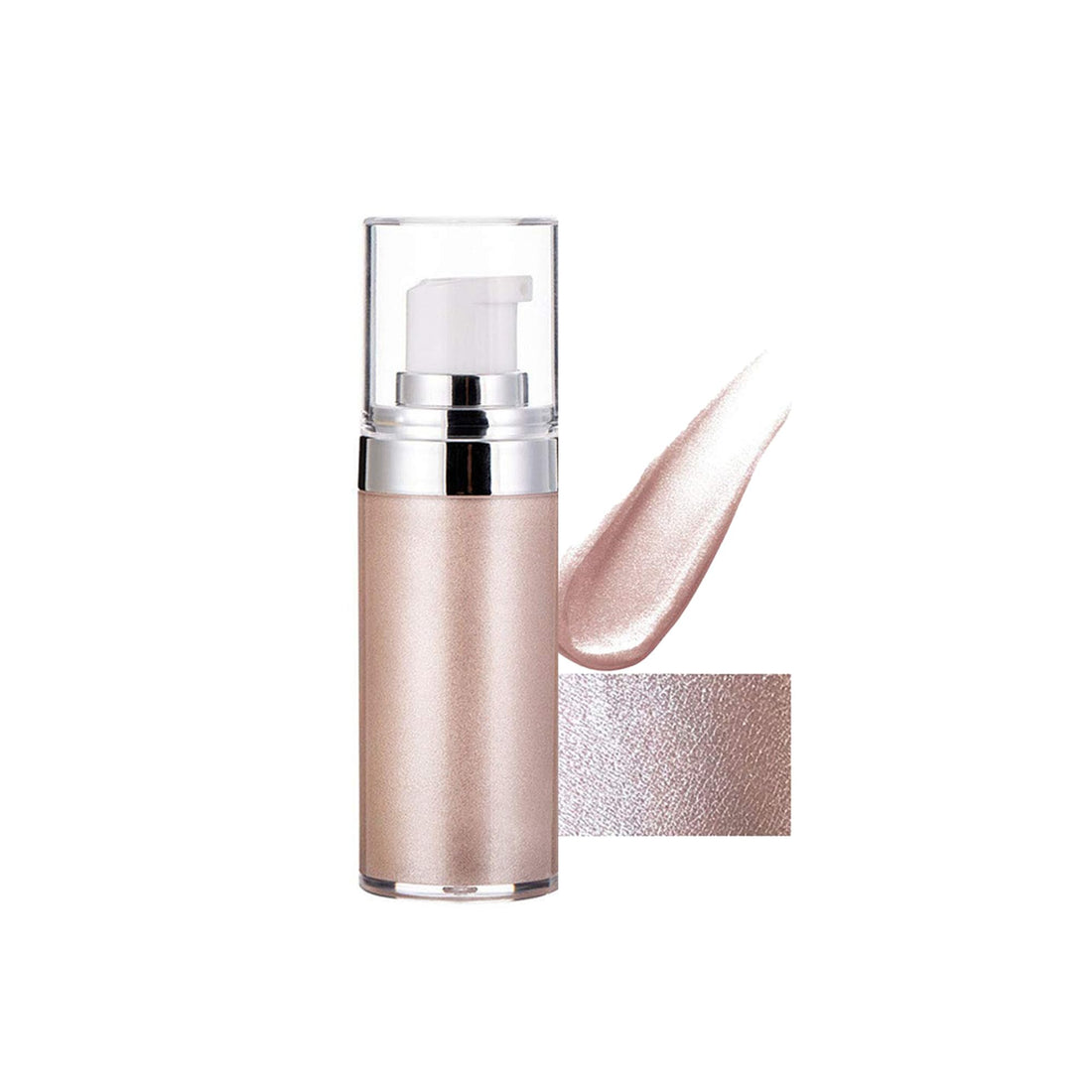 MIESCHER Body Face Luminizer Highlighter Cream Spray Liquid Bronzer Illuminator Glow Glistening Makeup Foundation Cheekbone & Blush Liquid Highlighter Smooth Shimmer Glow Makeup(#01 Pearl White)