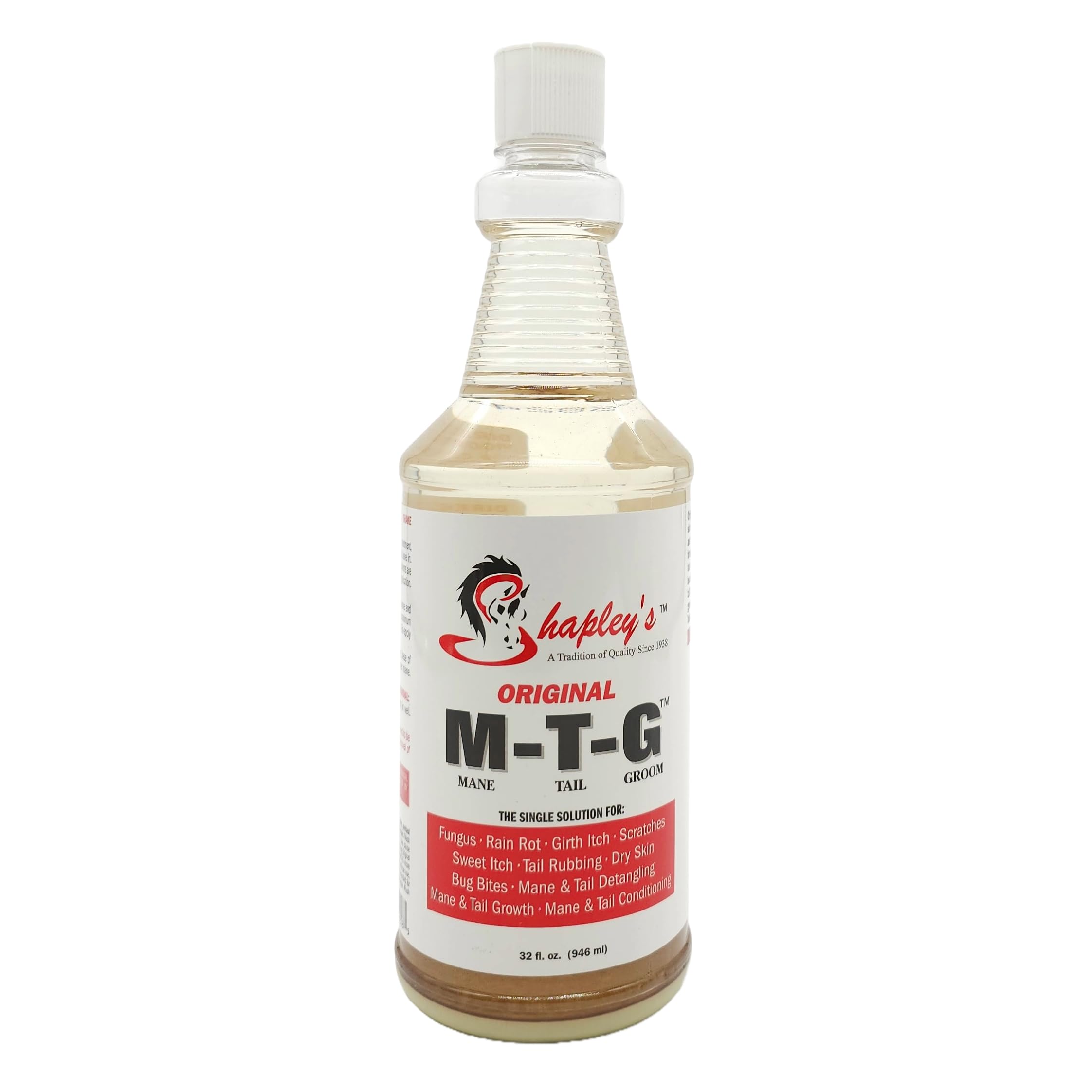 Shapley's 32 Fl Oz Original M-T-G Skin Healing and Hair Growth Skin Treatment Mane and Tail Detangler