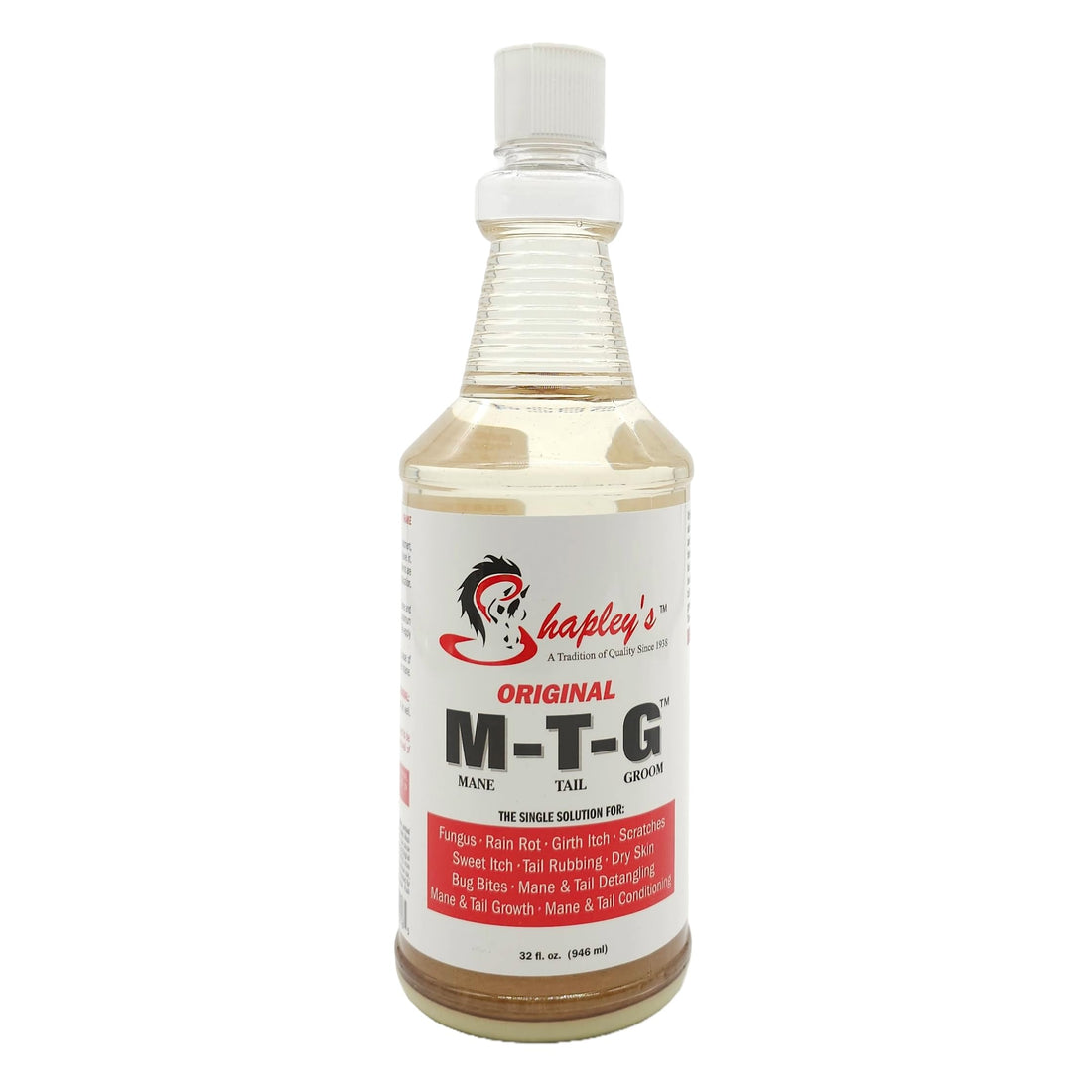 Shapley's 32 Fl Oz Original M-T-G Skin Healing and Hair Growth Skin Treatment Mane and Tail Detangler
