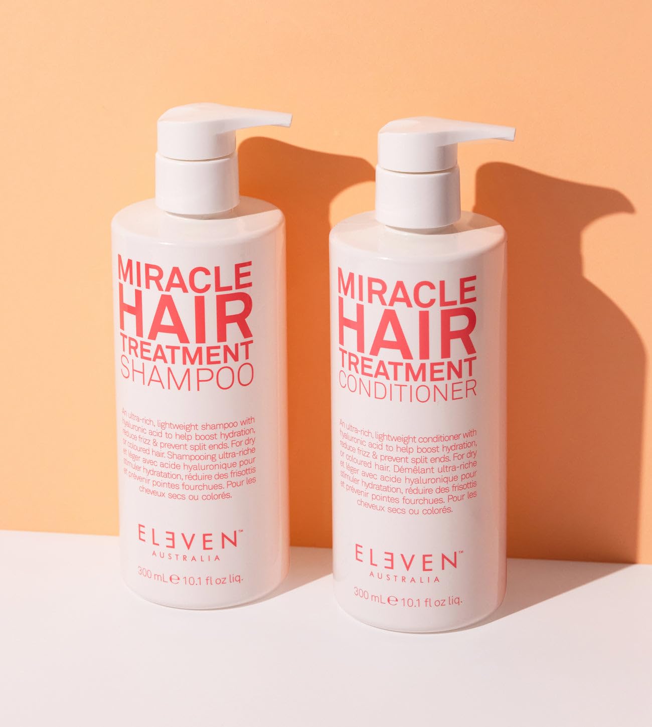 ELEVEN AUSTRALIA Miracle Hair Treatment Shampoo | Infused with Hyaluronic Acid to Help Boost Hydration, Reduce Frizz & Prevent Split Ends 10.1 Fl Oz