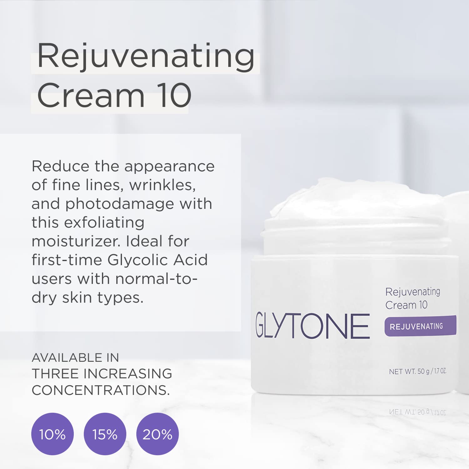 Glytone StepUp Rejuvenate Facial Cream Step 1 50ml/1.7oz