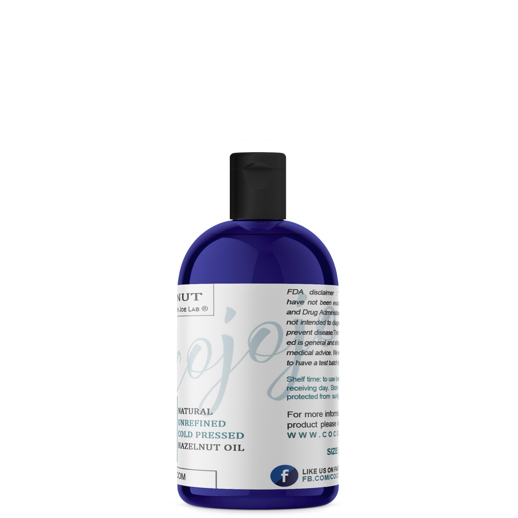 Hazelnut Oil 4 oz Pure Natural Cold Pressed Unrefined Extra Virgin Hazel Nut Oil - for Hair Skin Body Nail and Beard - Moisturizes, Soothes, Hydrates, & Nourishes