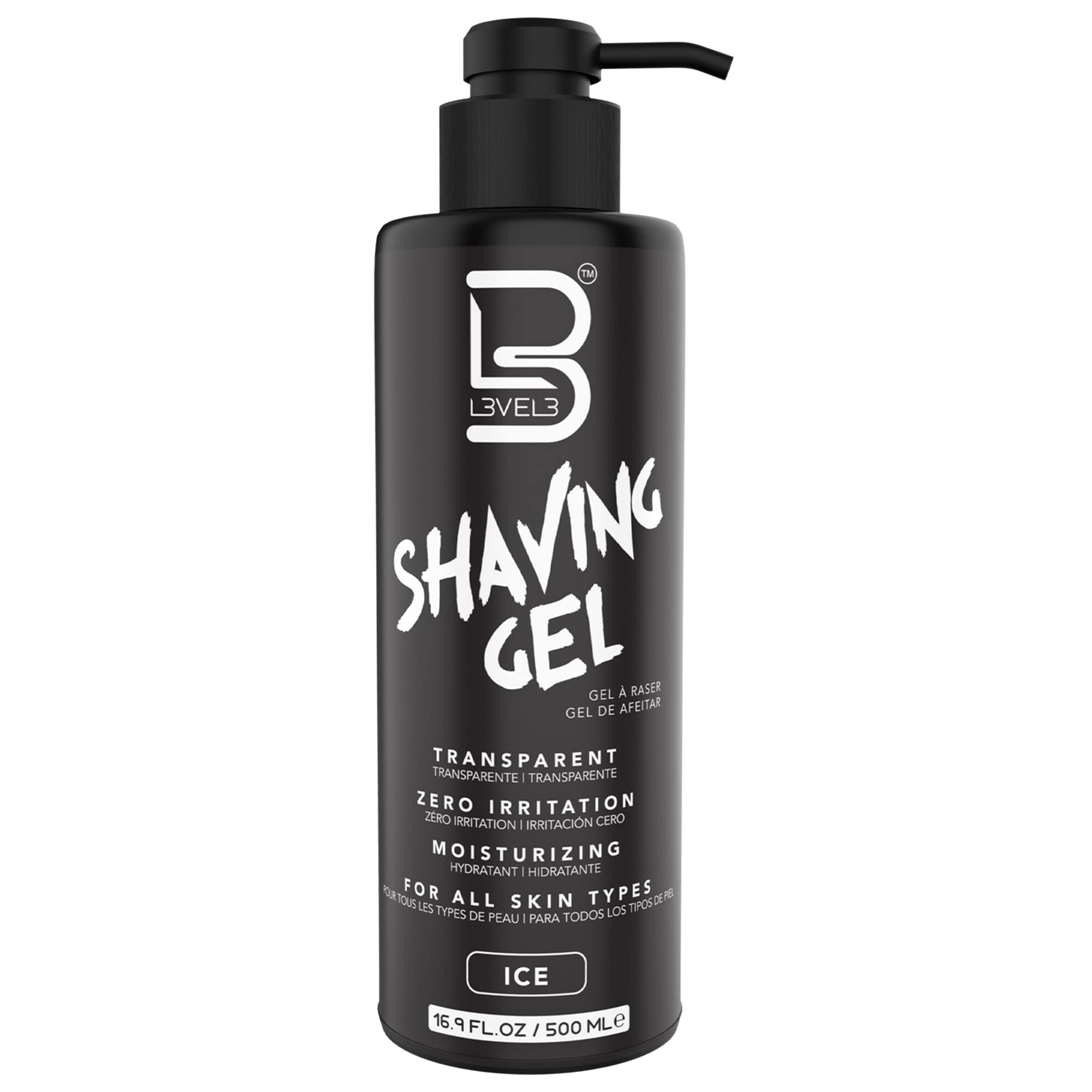 Level 3 Shaving Gel - Straight Razor Shave Gel - Non-Irritating - Refreshing Smell L3 - No Hot Towel Necessary - Level Three Razor Gel (Ice)