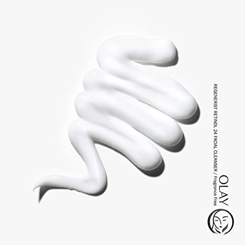 Olay Retinol 24 Duo Pack, Renewing Exfoliating Cleanser, FragranceFree 5.0 FL oz, Night Moisturizer, Fragrance-Free, 1.7 oz, 4ct Retinol Cleansing Melts