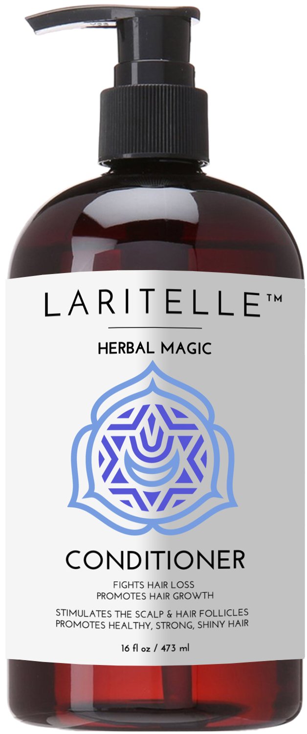 Laritelle Organic Unscented Hypoallergenic Conditioner 16 oz. Rosemary & Saw Palmetto. NO SLS/GMO/Paraben. GF
