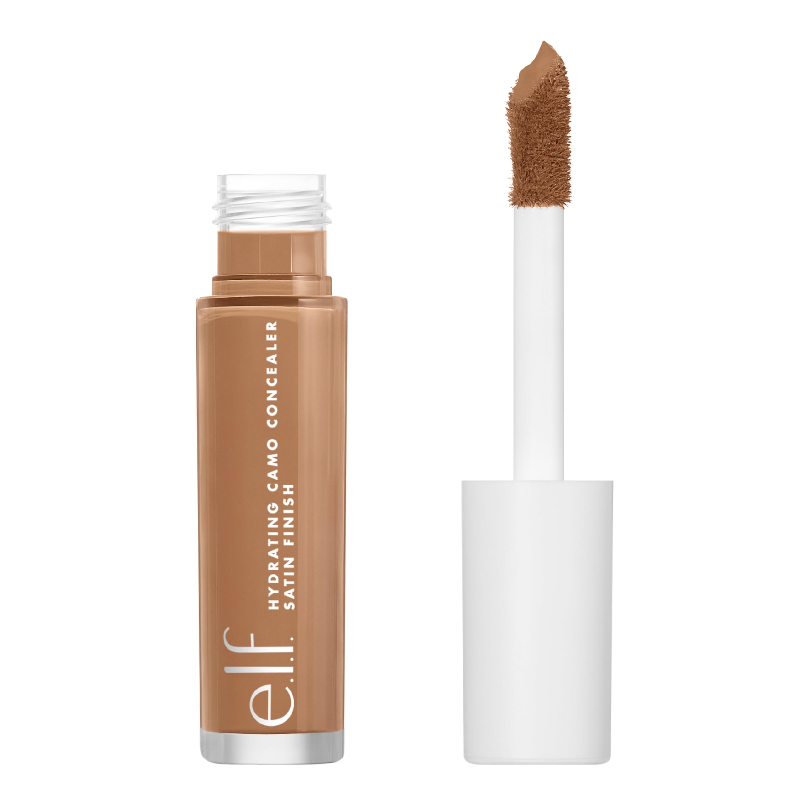 e.l.f, Hydrating Camo Concealer, Lightweight, Full Coverage, Long Lasting, Conceals, Corrects, Covers, Hydrates, Highlights, Tan Neutral, Satin Finish, 25 Shades, All-Day Wear, 0.20 Fl Oz