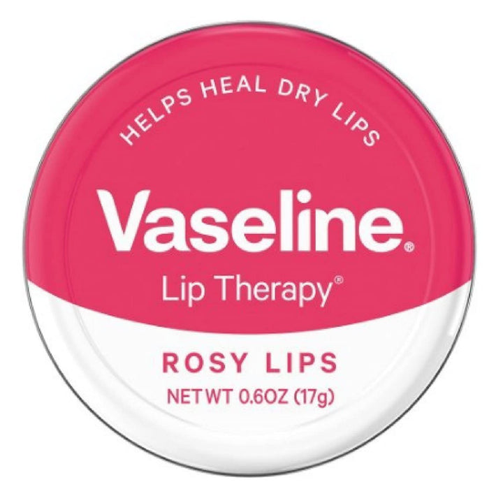 Vaseline Lip Therapy Lip Balm, Rosy Lips 0.6 oz (Pack of 2)