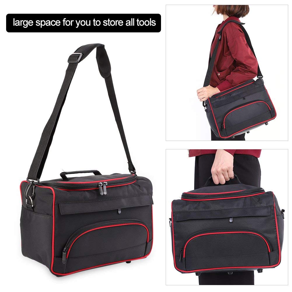 yuyte Hairdressing Bag,Professional Large Storage Multi-function Portable Hairdresser's Salon Pouch Bag - Makeup Travel Home Hair Stylist Tool Bag