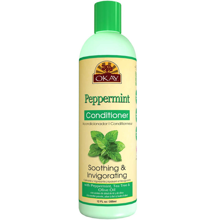 Okay Peppermint Soothing and Invigorating Conditioner, 12 Ounce
