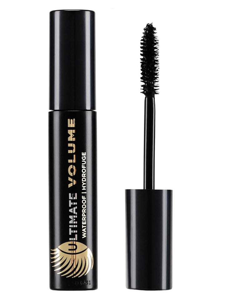 Marcelle Ultimate Volume Waterproof Mascara, Black, Hypoallergenic and Fragrance-Free, 0.33 fl oz
