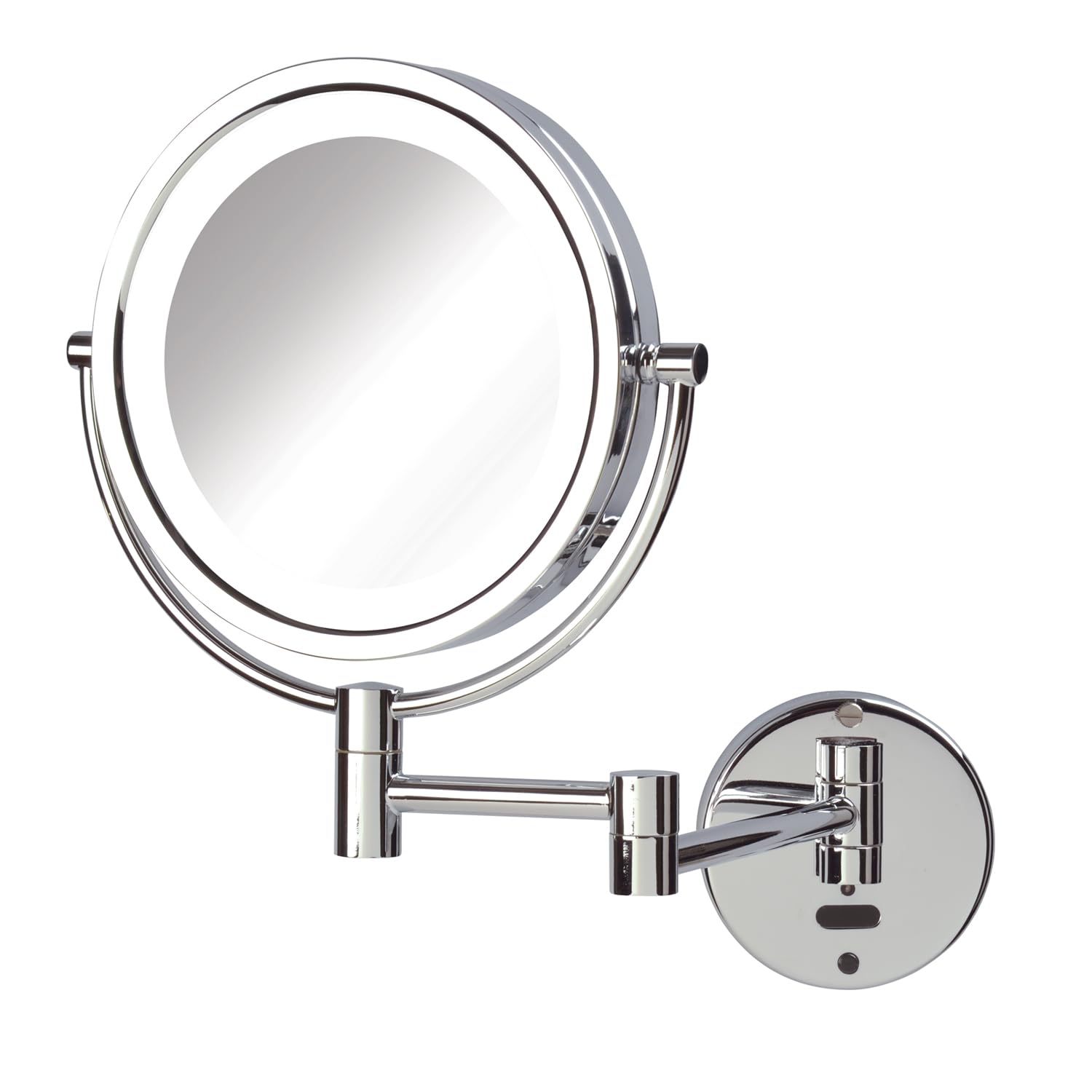 Jerdon Sharper Image LED Lighted Wall Mount Sensor Mirror, Chrome, 4 Pound
