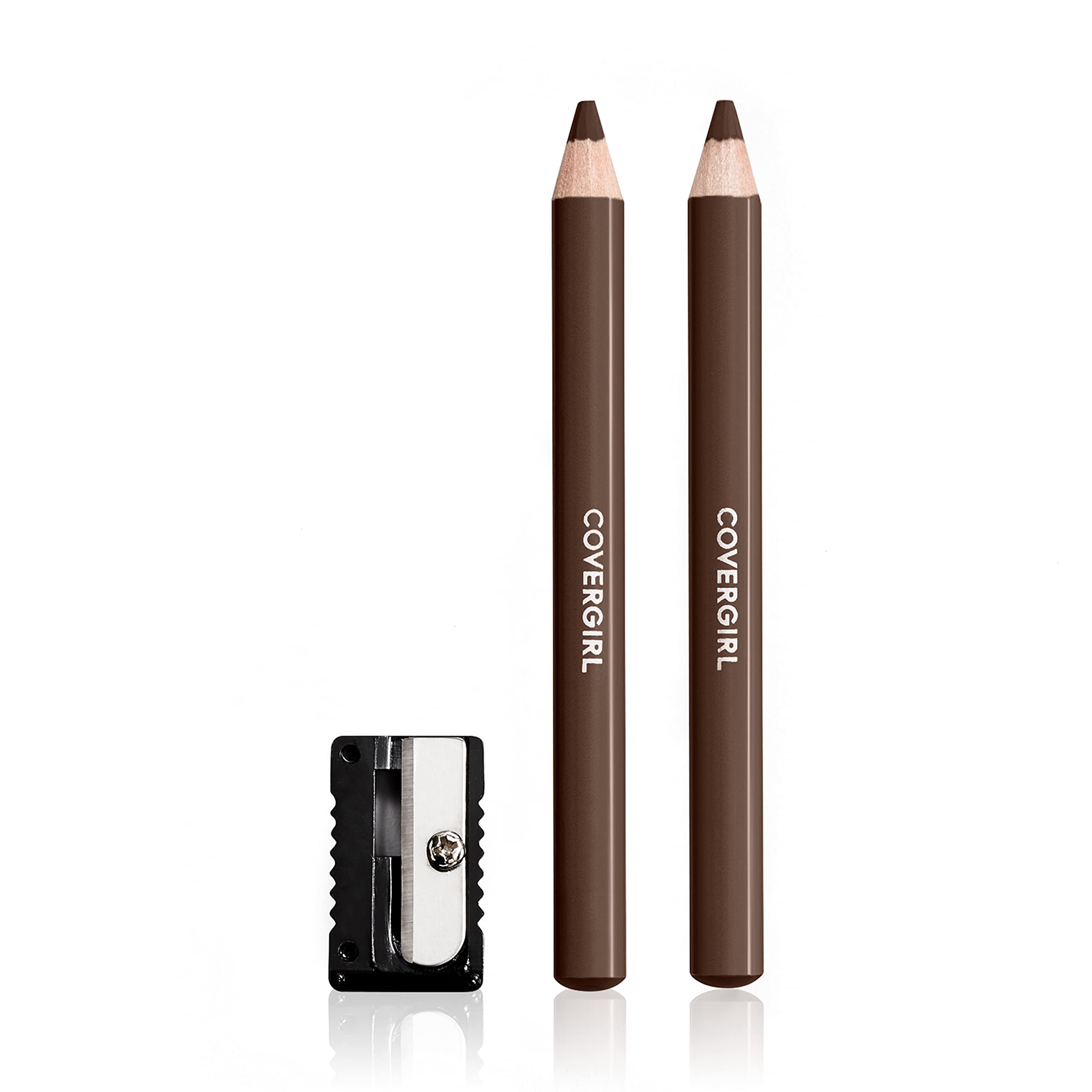 Cover Girl Brow and Eye Makers Brow Shaper and Eyeliner, Midnight Brown - 2 each
