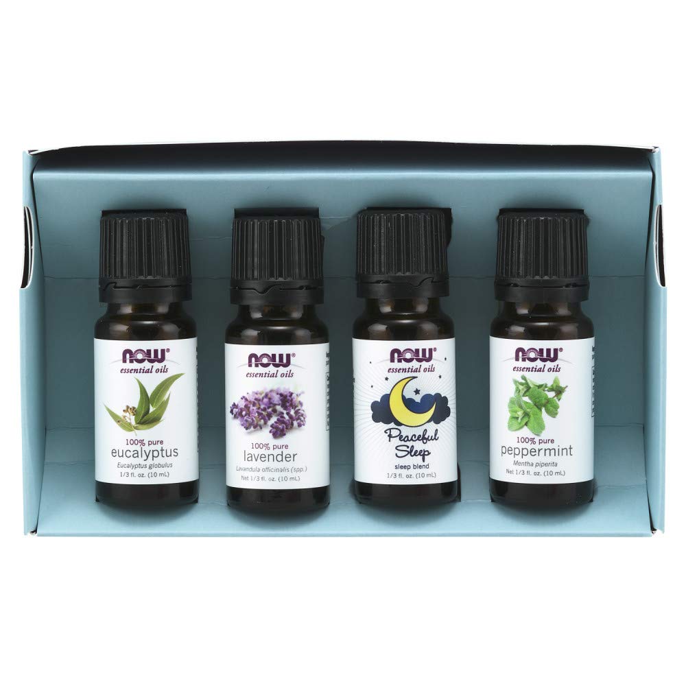 NOW Let There Be Peace and Quiet Relaxing Essential Oil Kit