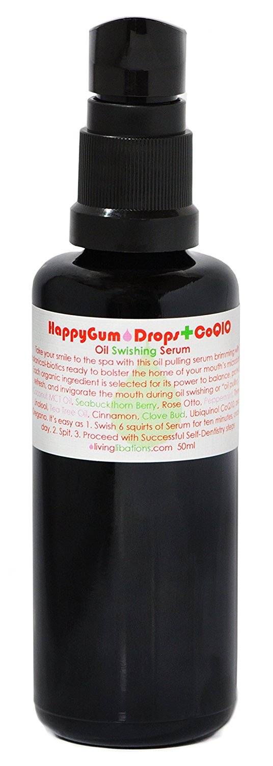 Living Libations - Organic/Wildcrafted Happy Gum Drops + Oil Swishing Serum (1.69 oz / 50 ml)
