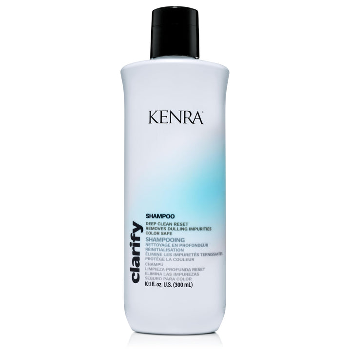 Kenra Clarify Shampoo | Deep Cleansing | Color-Safe | Removes Dulling Deposits & Product Build Up | Brightens Highlighted, Bleached, or Gray Hair | Adds Shine | All Hair Types | 10.1 fl. oz.