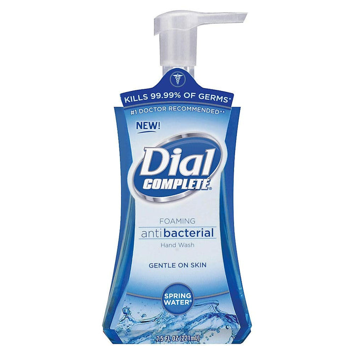 Dial 05400 7.5 Oz Spring Water Anti-Bacterial Foaming Hand Soap