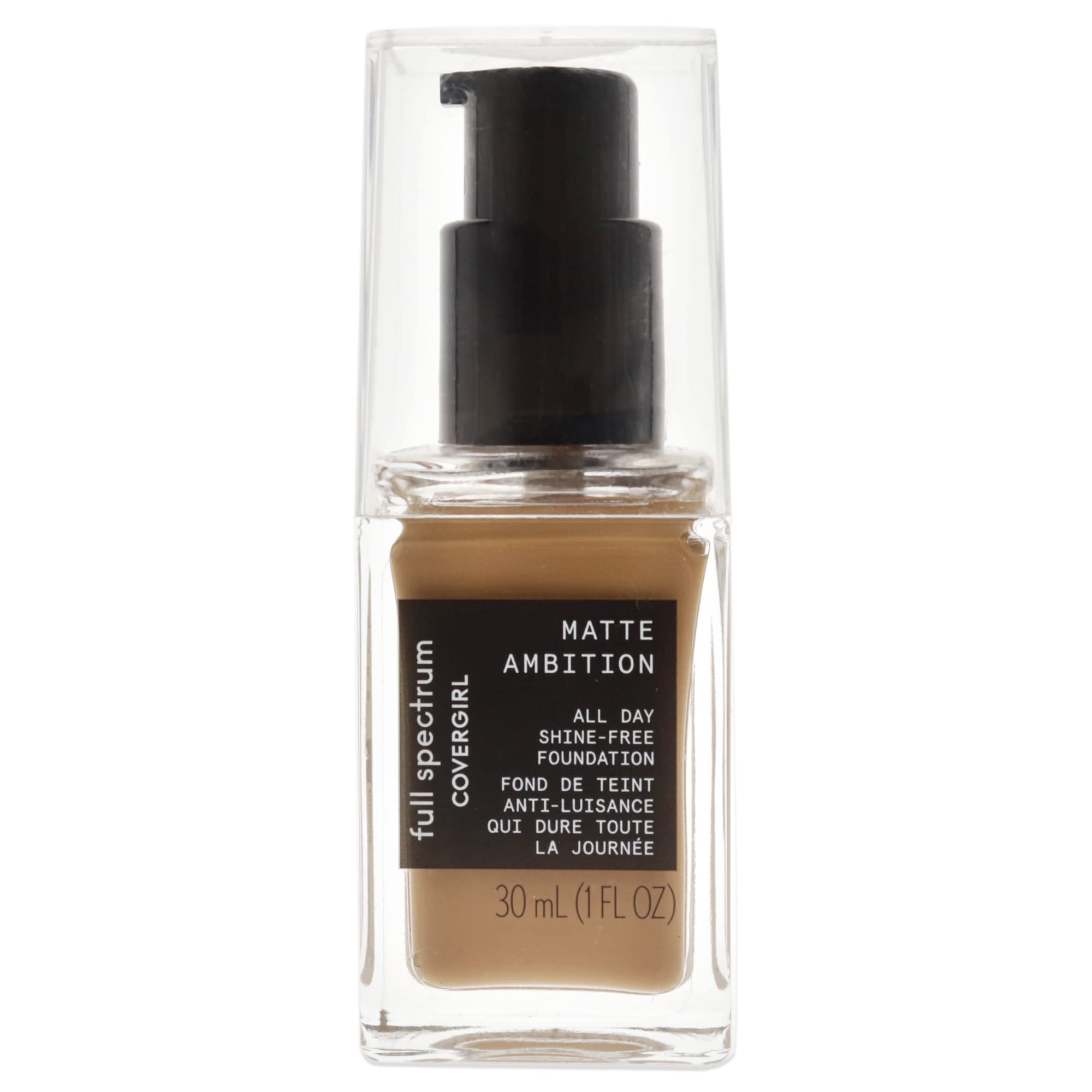COVERGIRL Matte Ambition, All Day Foundation, Tan Cool 2, 1.01 Ounce