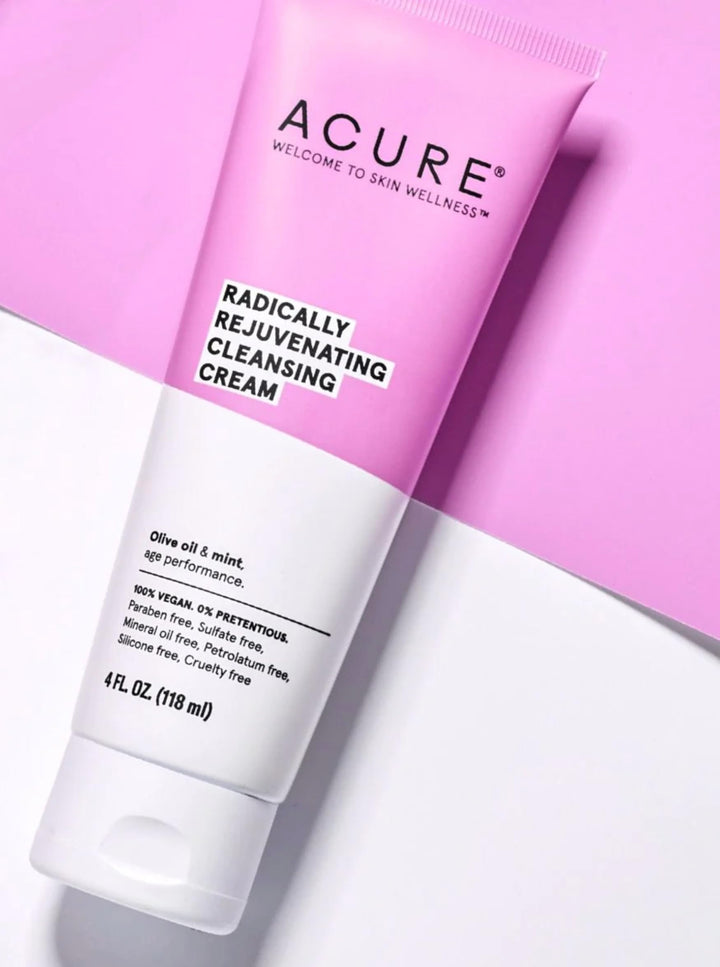 ACURE Facial Cleansing Creme - 4 oz - Argan Oil + Mint