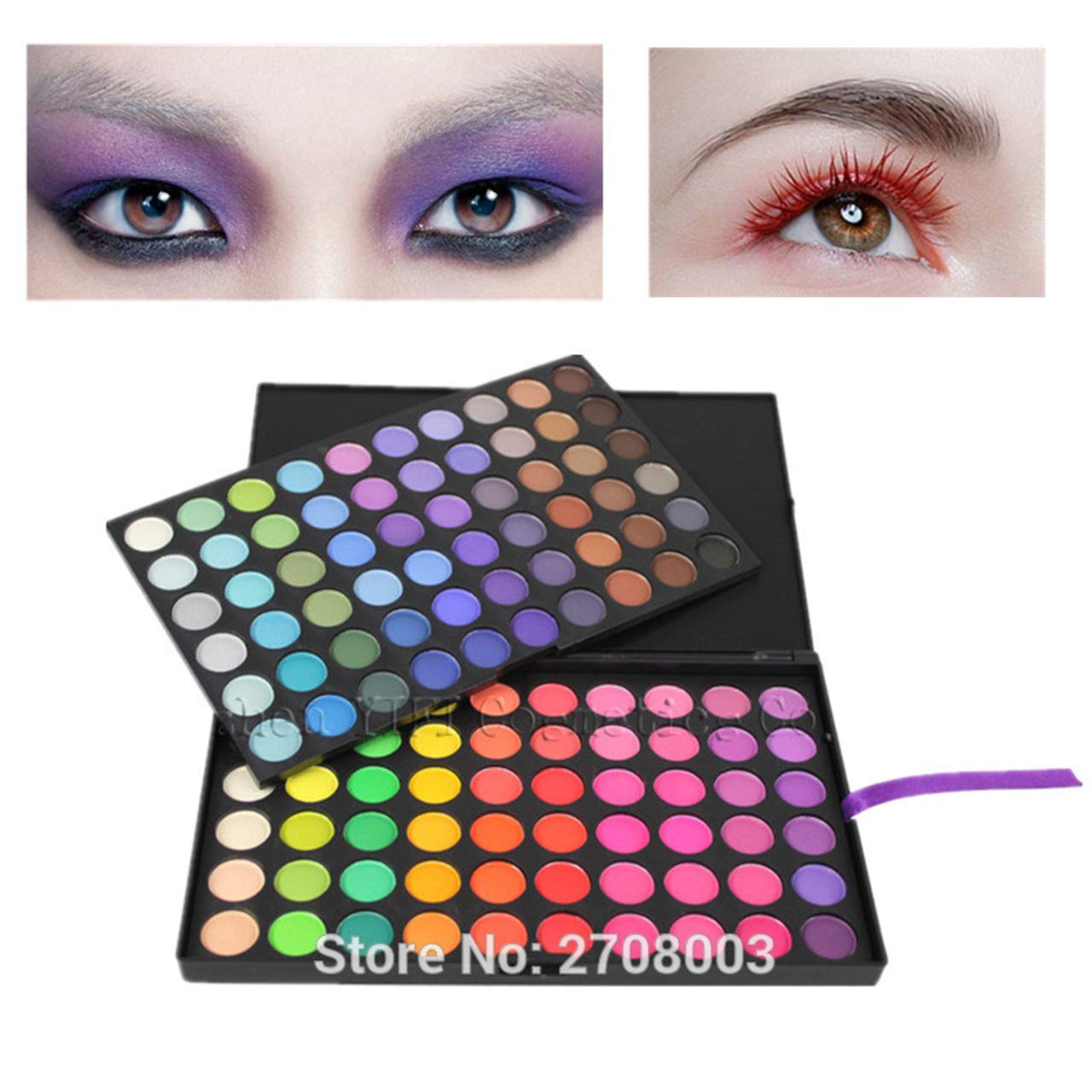 FantasyDay Pro 120 Colors Eyeshadow Makeup Palette Cosemetic Contouring Kit #1 - Ideal for Professional and Daily Use