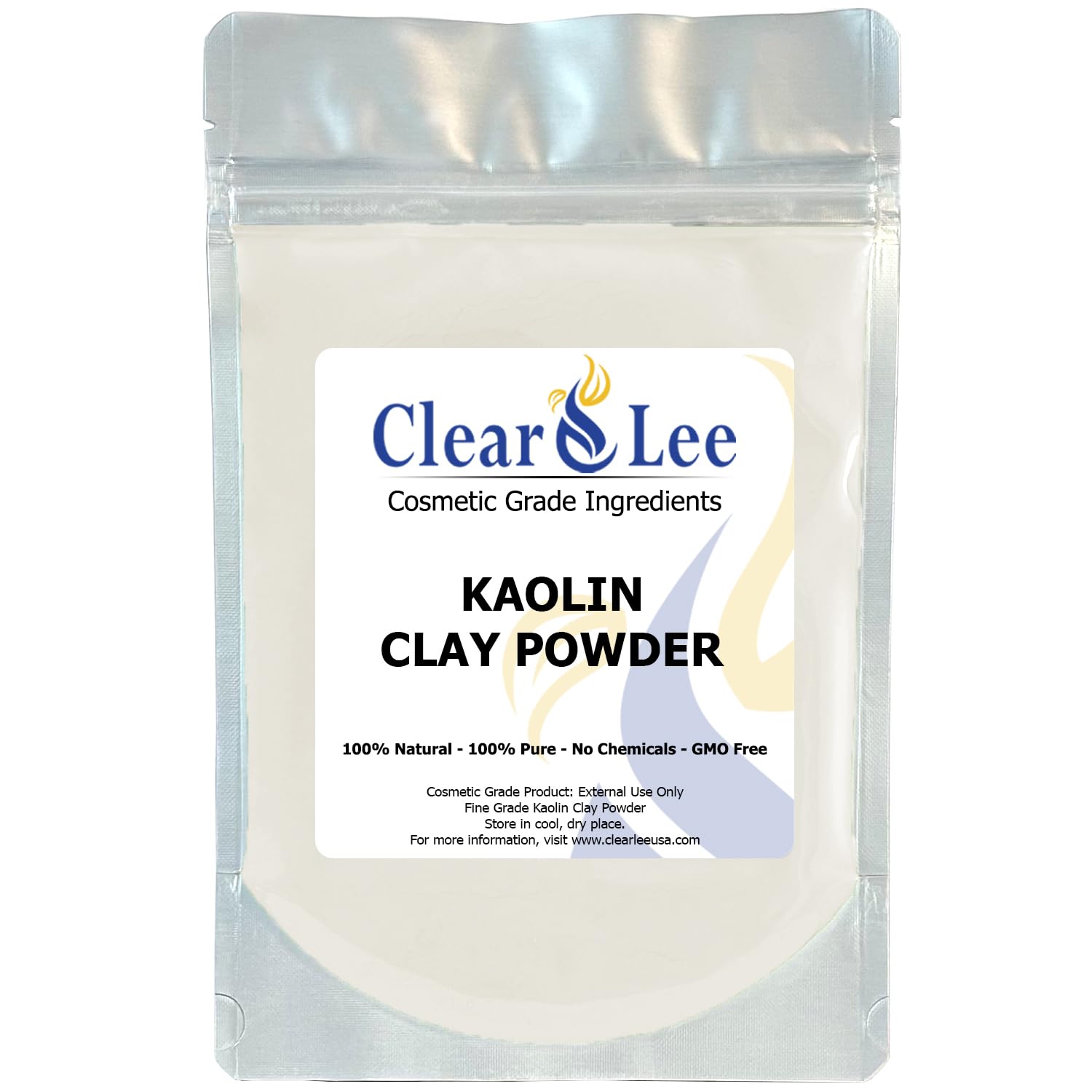 ClearLee Cosmetic Grade Clay Powders Variety Pack - Kaolin, Bentonite, Dead Sea, Moroccan, Rhassoul Clay - 5 Pack - 100% Pure Natural Powder - Great for Sampling and Discovering Best Clay for Skin