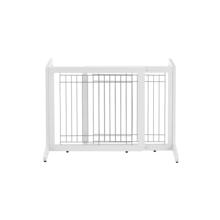 Richell Freestanding Pet Gate, Small, Origami White
