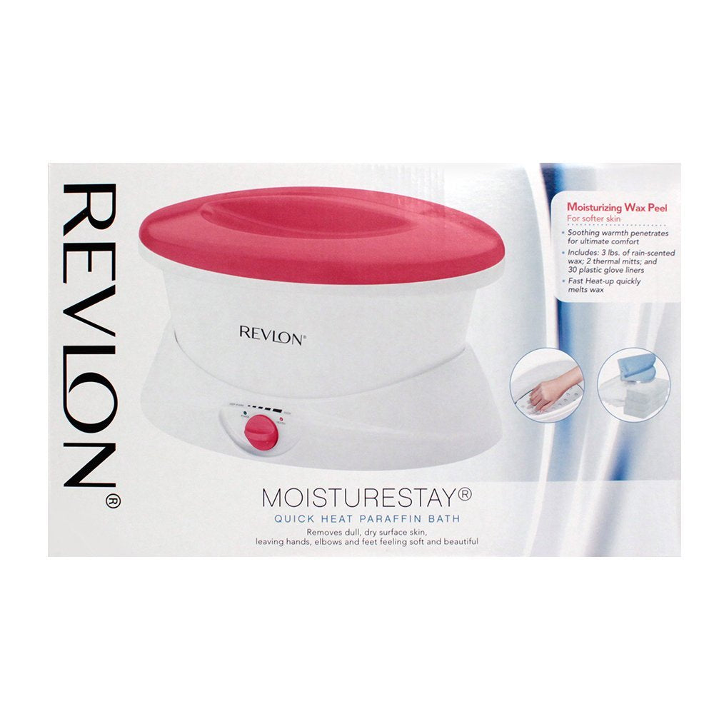 Revlon Luxury Paraffin Bath| for Soft Hands, Elbows & Feet,White & Pink