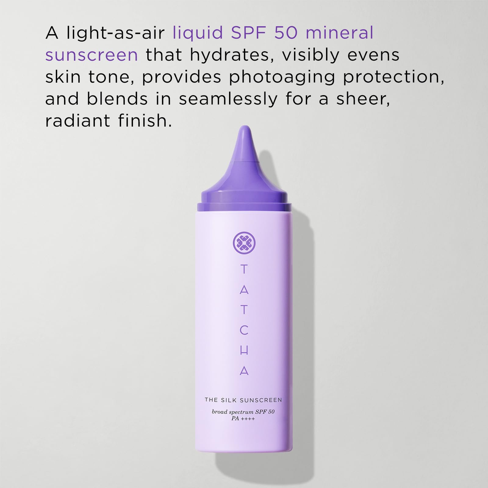 The Silk Sunscreen | Broad Spectrum SPF 50 PA++++, Weightless, Hydrating Mineral Sunscreen, New & Improved Packaging, 50 ml
