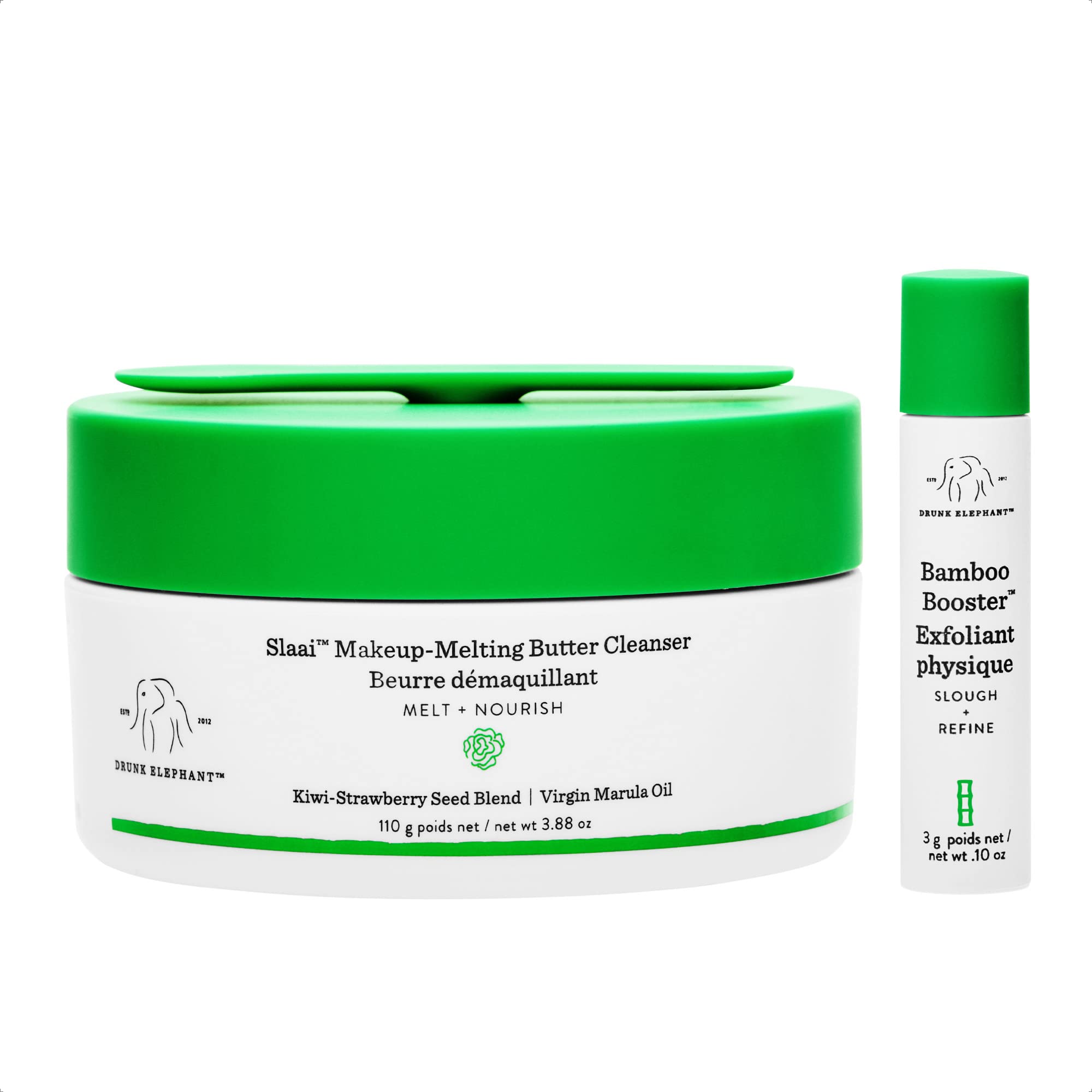 Drunk Elephant Slaai Makeup-Melting Butter Cleanser - 110 g/3.88 oz - Cleansing Balm - Clean Clinical Skincare - Cruelty-Free - Dermatologist-Tested - Free of Essential Oils, Silicones, and Fragrance