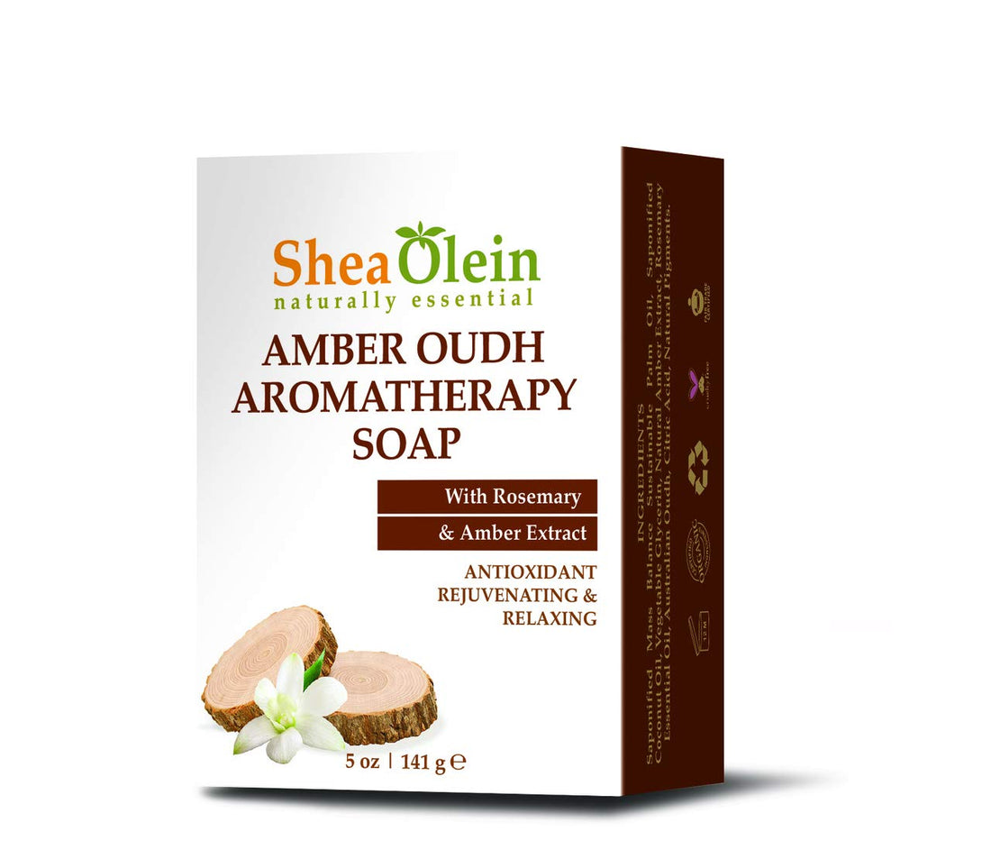 AMBER OUDH AROMATHERAPY SOAP WITH ROSEMARY & AMBER EXTRACT Amber Oudh Aromatherapy Soap with Rosemary & Amber Extract
