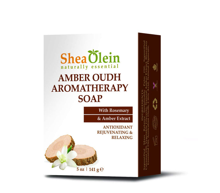 AMBER OUDH AROMATHERAPY SOAP WITH ROSEMARY & AMBER EXTRACT Amber Oudh Aromatherapy Soap with Rosemary & Amber Extract