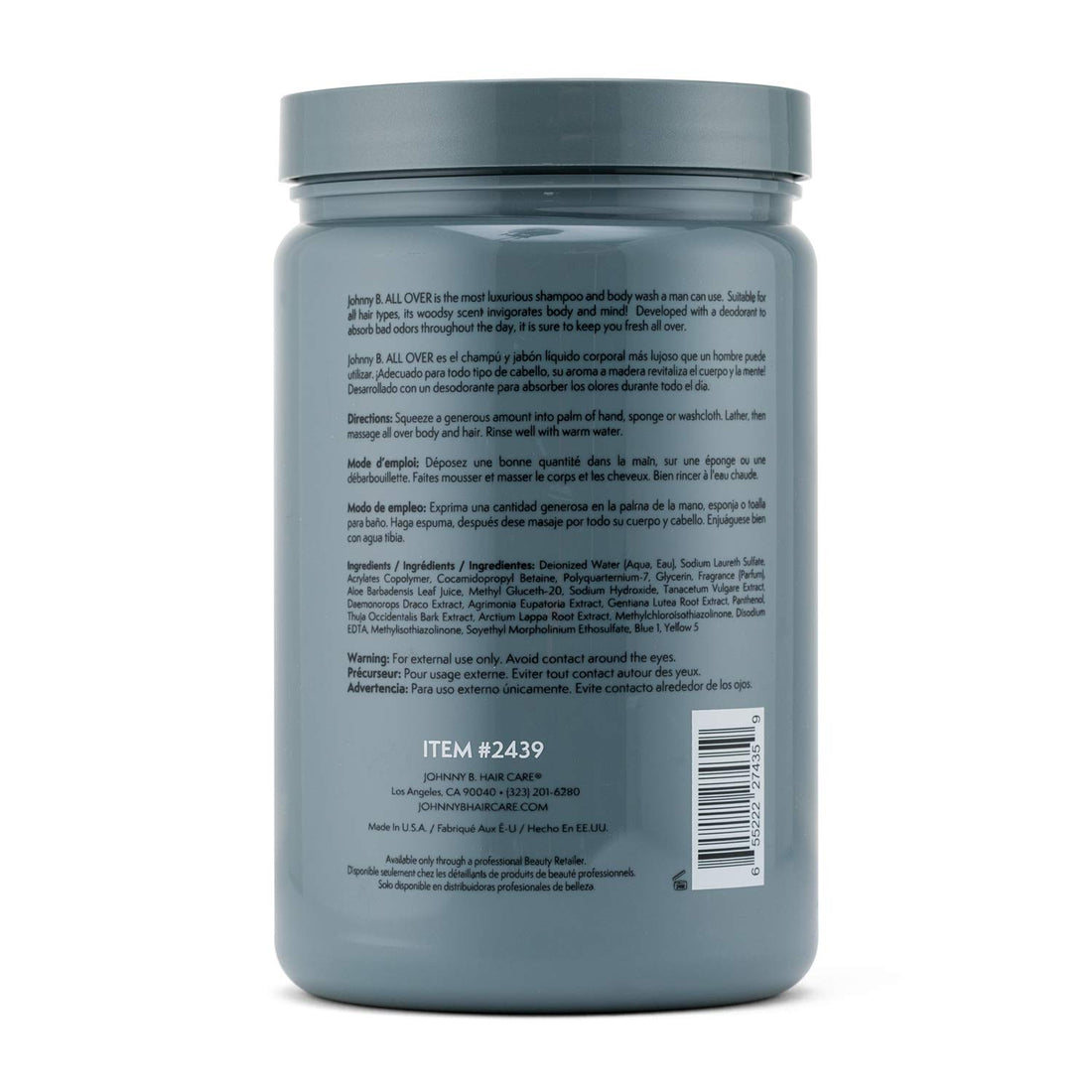 Johnny B All Over Shampoo & Body Wash (32oz)