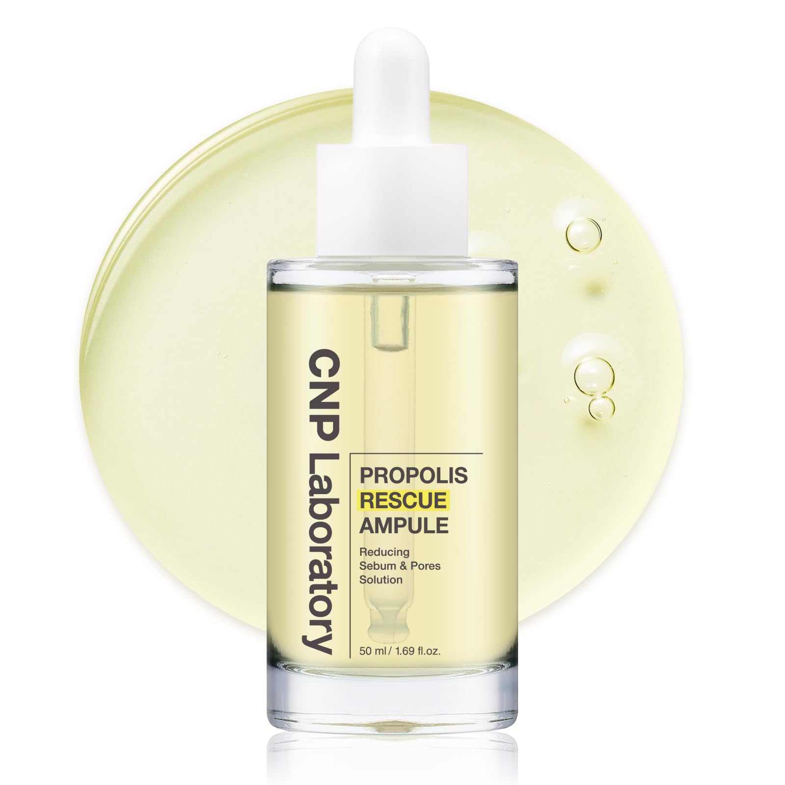 CNP Rescue+Propolis Serum - Redness Relief Serum with Niacinamide & IP-BHA, Soothing, Hydrating, Minimizing Pores, for Oily & Sensitive Skin, Lightweight Essence for Glass Skin, Korean Skin Care