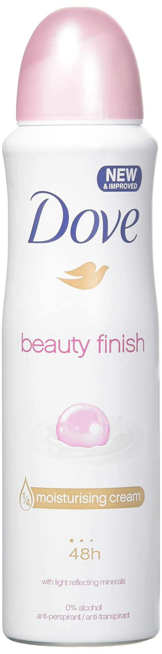 Dove¤Ä Deodorant & Anti-perspirant, 150ml=5.07oz / Each , 0% Alcohol, 24-48 Hr Protection (Beauty Finish) by Dove