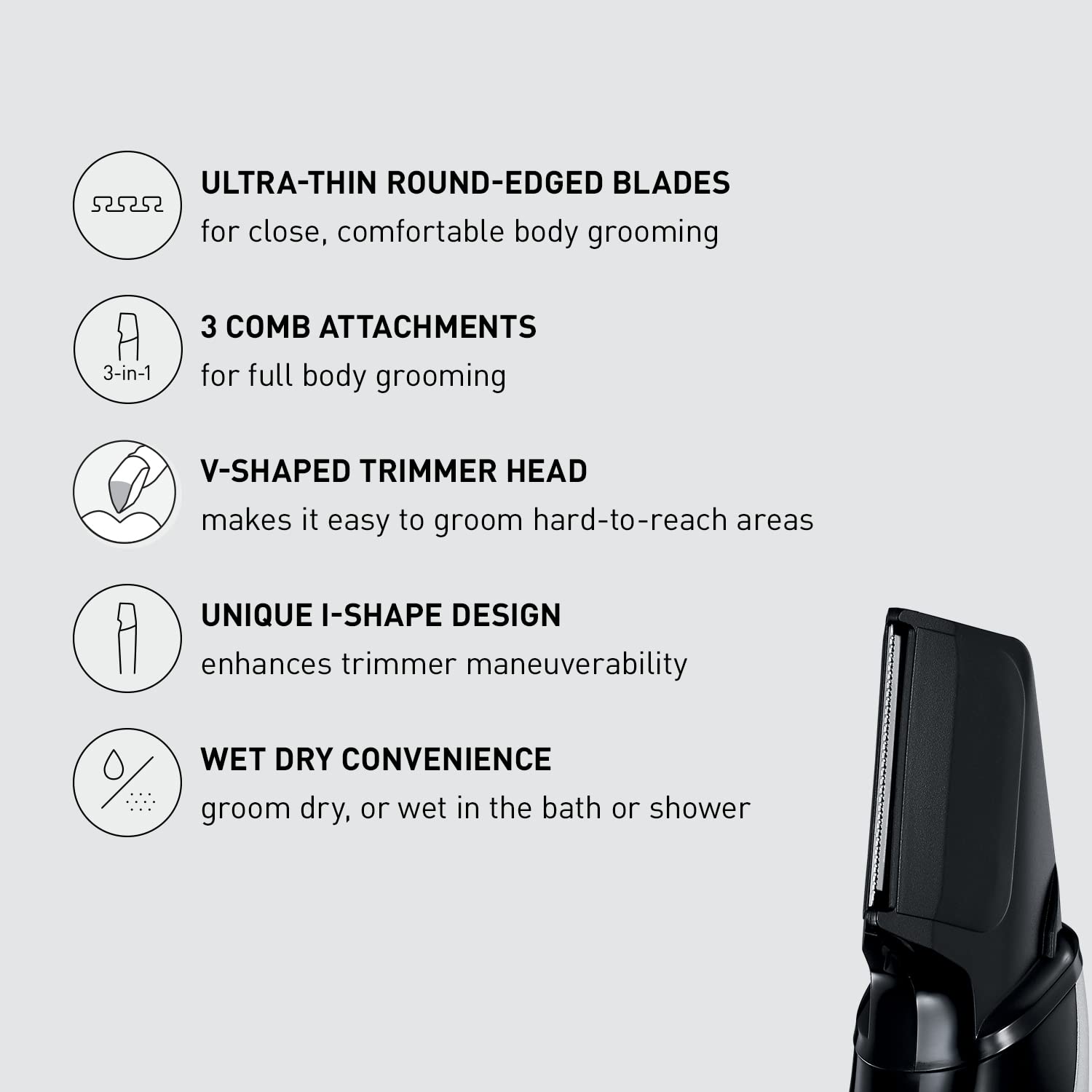 Panasonic Men& Cordless Electric Body Trimmer