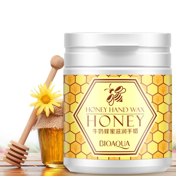 Bioaqua Natural Honey & Milk Hand Wax Moisturizes Soft Skin 170G