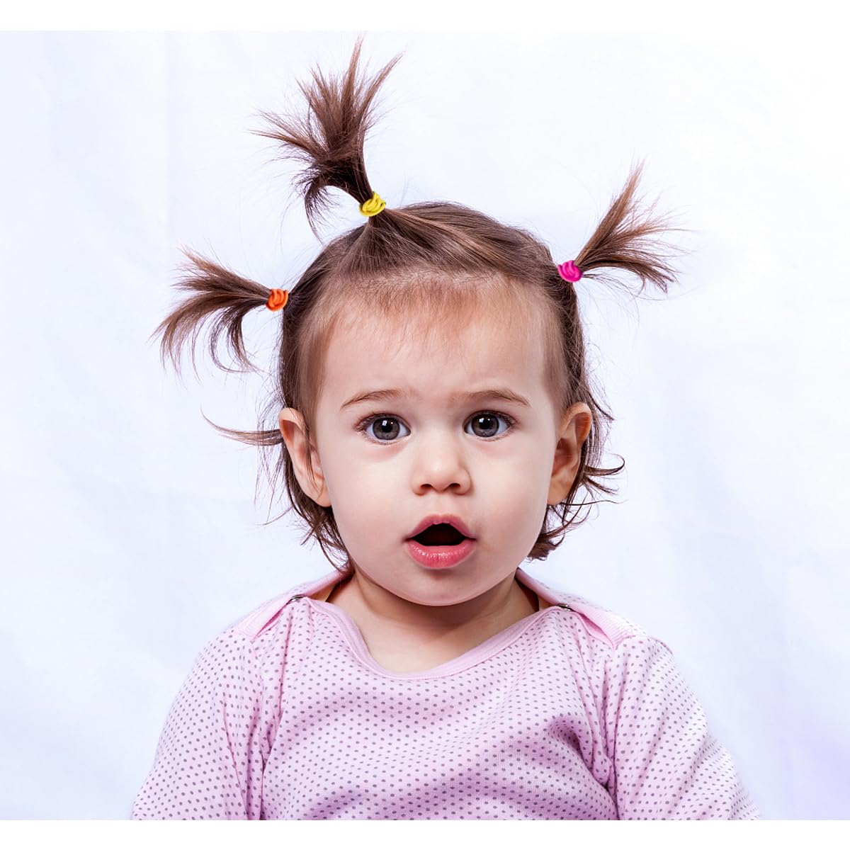 20Pcs Baby Girls Headbands Chiffon Flowers with Peals Rhinestones Soft Headbands