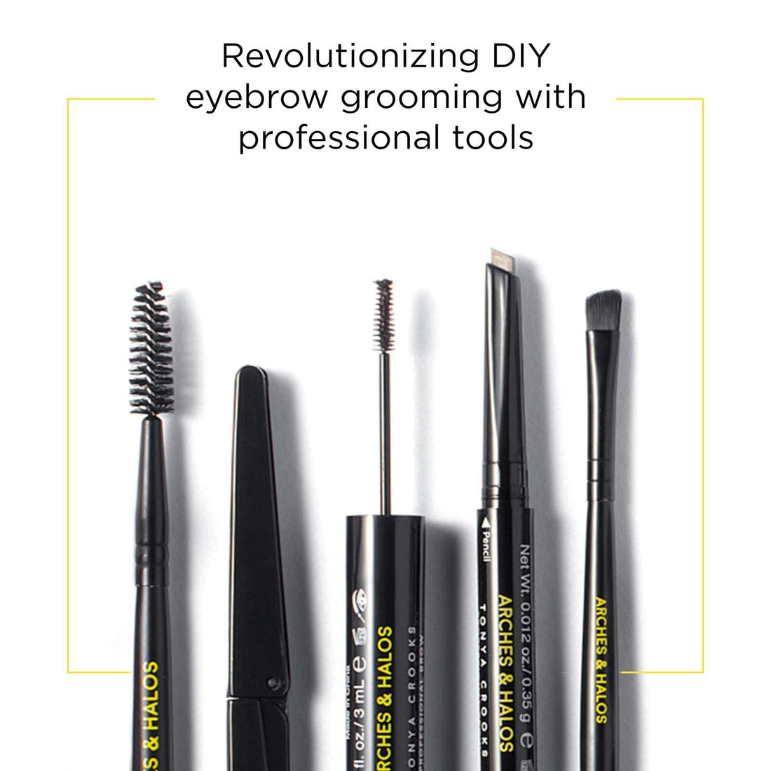 Arches & Halos Angled Brow Shading Pencil in Mocha Blonde, 0.04 oz