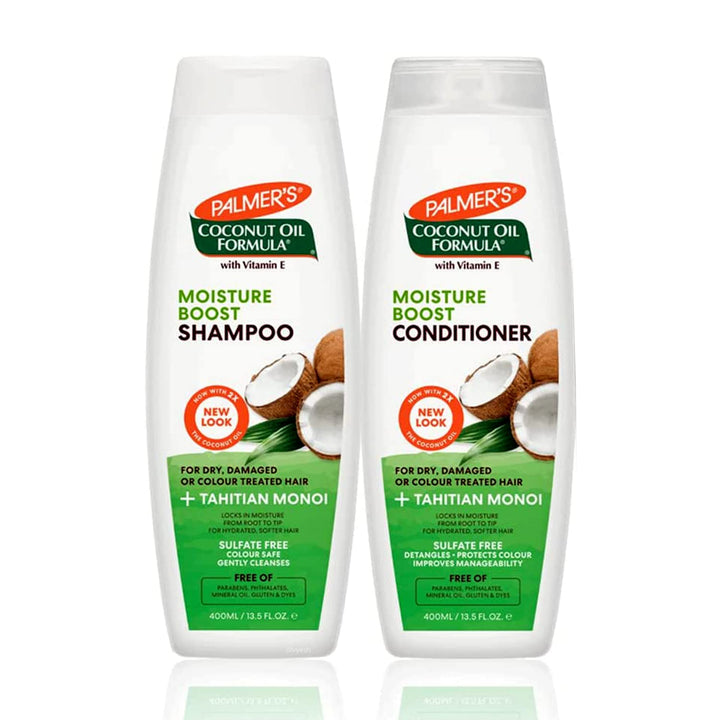 Palmer's Coconut Oil Formula Conditioning Shampoo and Repairing Conditioner Pack (400 and 250 ml)