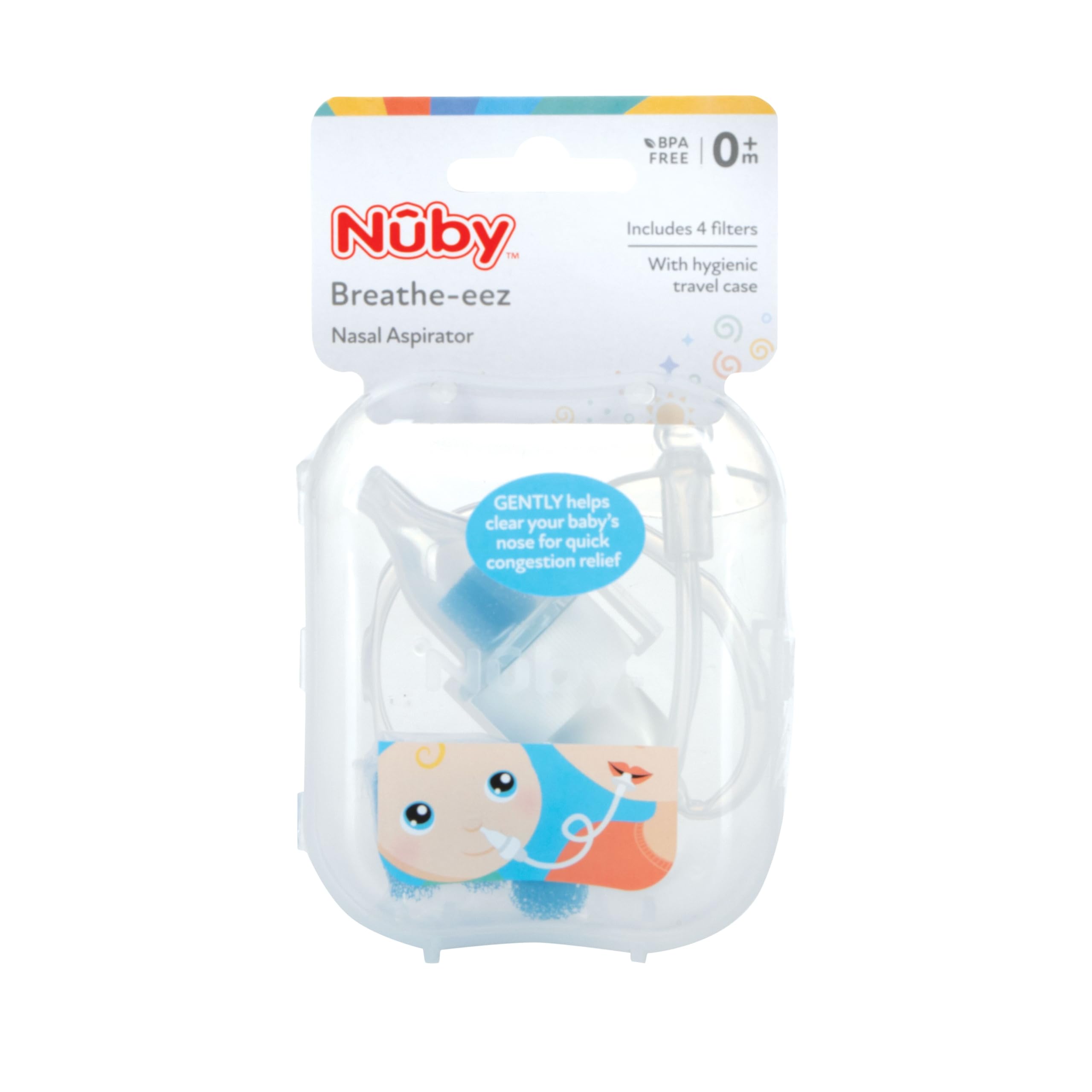 Nuby, Breathe-eez Infant Nasal Aspirator with Travel Case