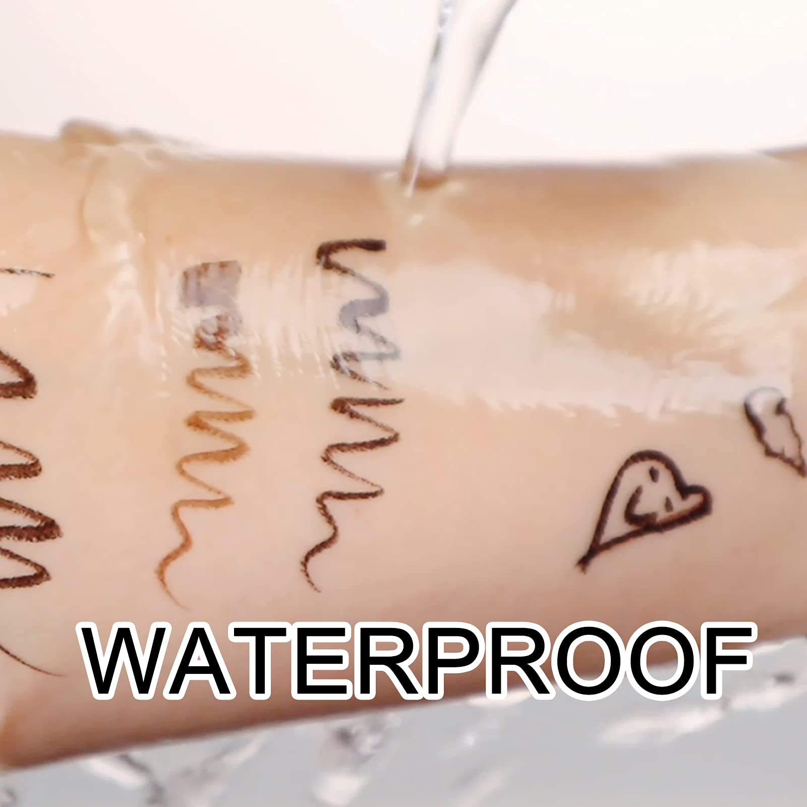 ISMINE Professional Matte Vegan smudge proof Eyeliner, Makeup liner Easy Liquid Pen No-Skip Eyeliner, Waterproof Formula, Long lasting Liquid Eyeliner Brown