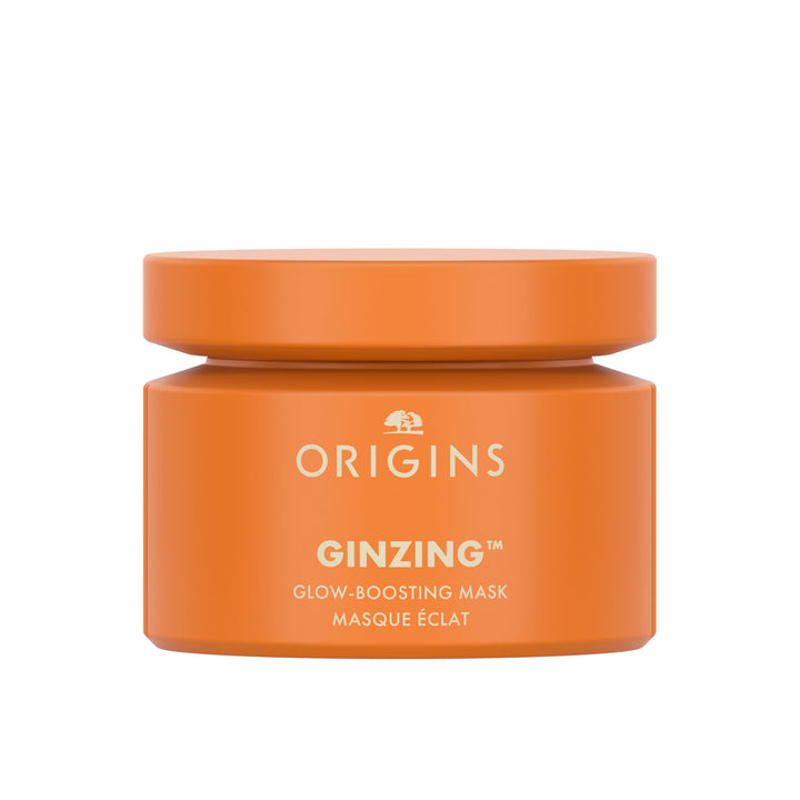 Origins GinZing Glow-Boosting Face Mask | Visibly Brightens Skin Now & Over Time | With Vitamin C & Caffeine from Coffee Beans, 2.5 Fl Oz