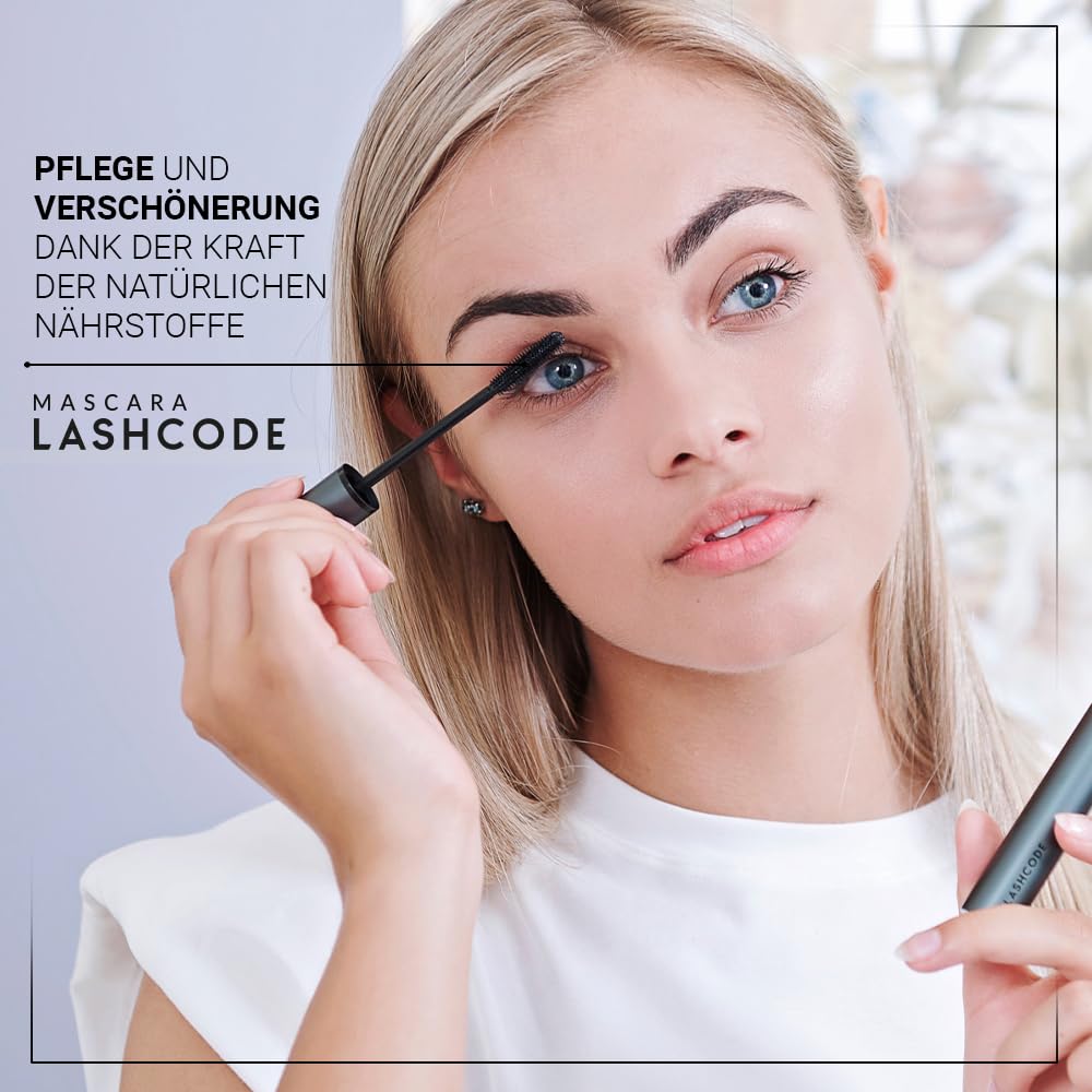 LASHCODE Perfectly Lash Extending Mascara that Bolds and Stimulates Lash Growth with Baicalein, Arginine and Germ Extracts 10 milliliters Incredible Look and Multiplied Lash Volume
