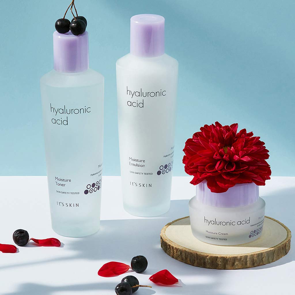 It'S SKIN Hyaluronic Acid Moisture Emulsion, Face Emulsion Moisturizer for Healthy Skin, Nourishing &Hydrating, Dewy Glow Anti-aging Lotion, 5.07 fl.oz.