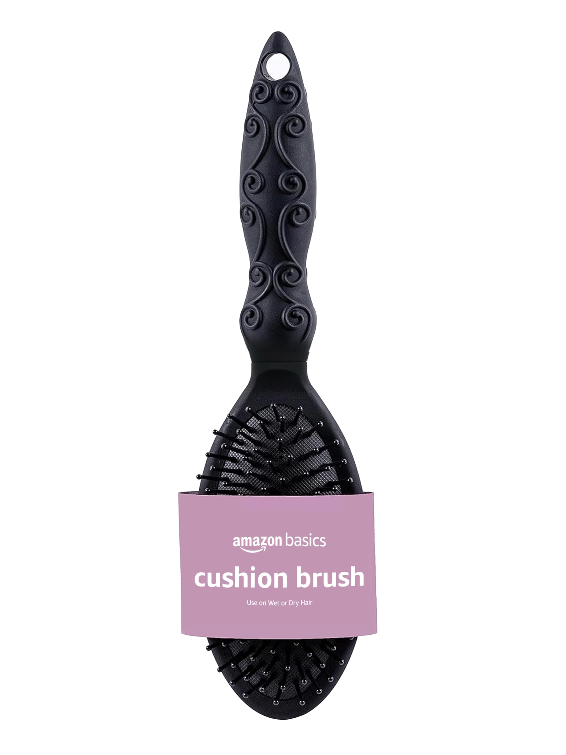Amazon Basics Cushion Hair Brush For Men, Women and Kids, Everyday Styling