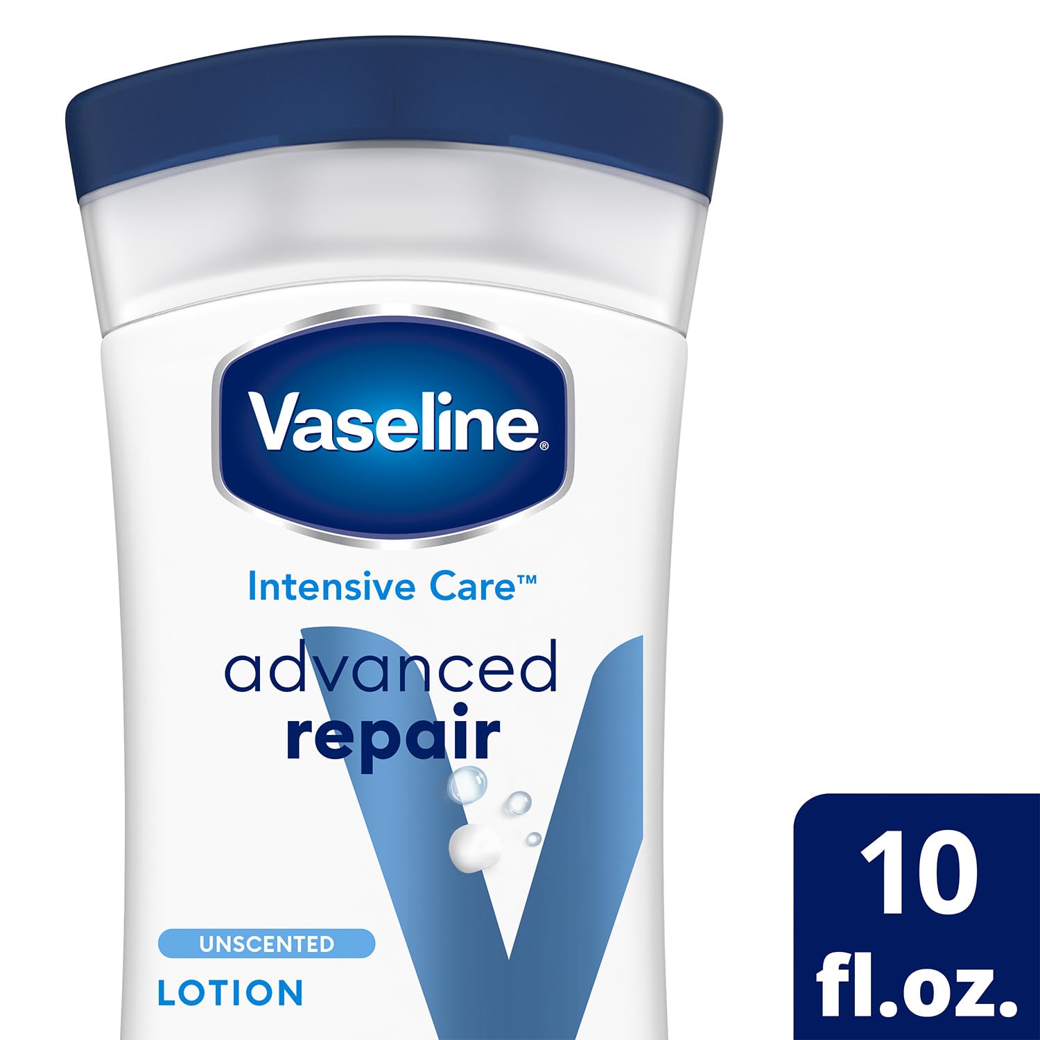 Vaseline Intensive Care Advanced Repair Fragrance Free Body Lotion 2-Pack 10 oz each