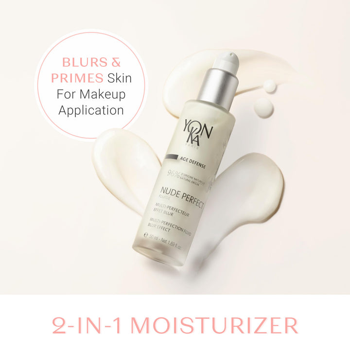 Yon-Ka Nude Perfect Face Primer (50ml) Pore Minimizer and Complexion Corrector, Blue Light and Environmental Protector, All Skin Types, Paraben Free