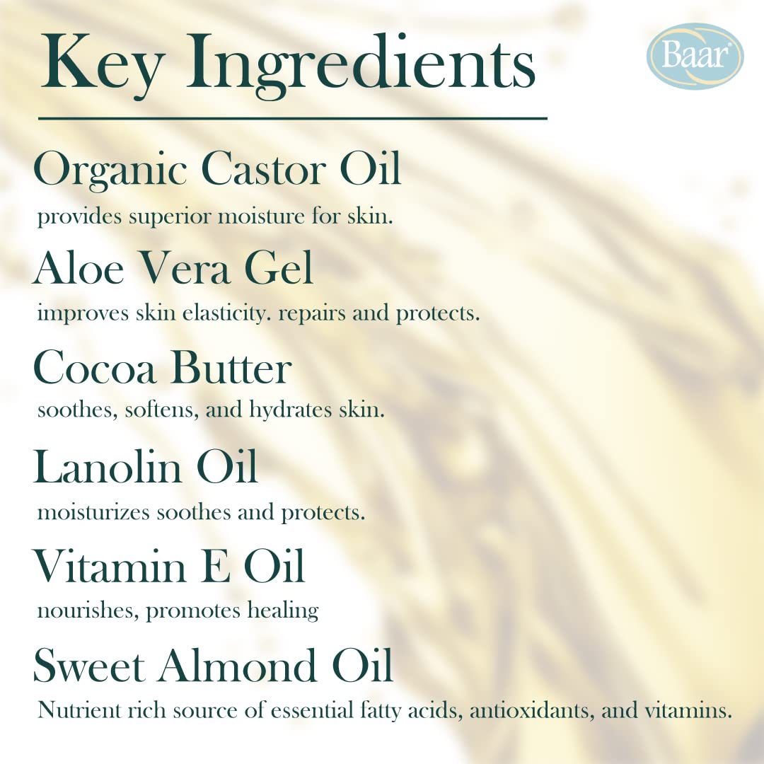 Baar Unscented Palma Christi Skin Lotion, 8 fl. oz.