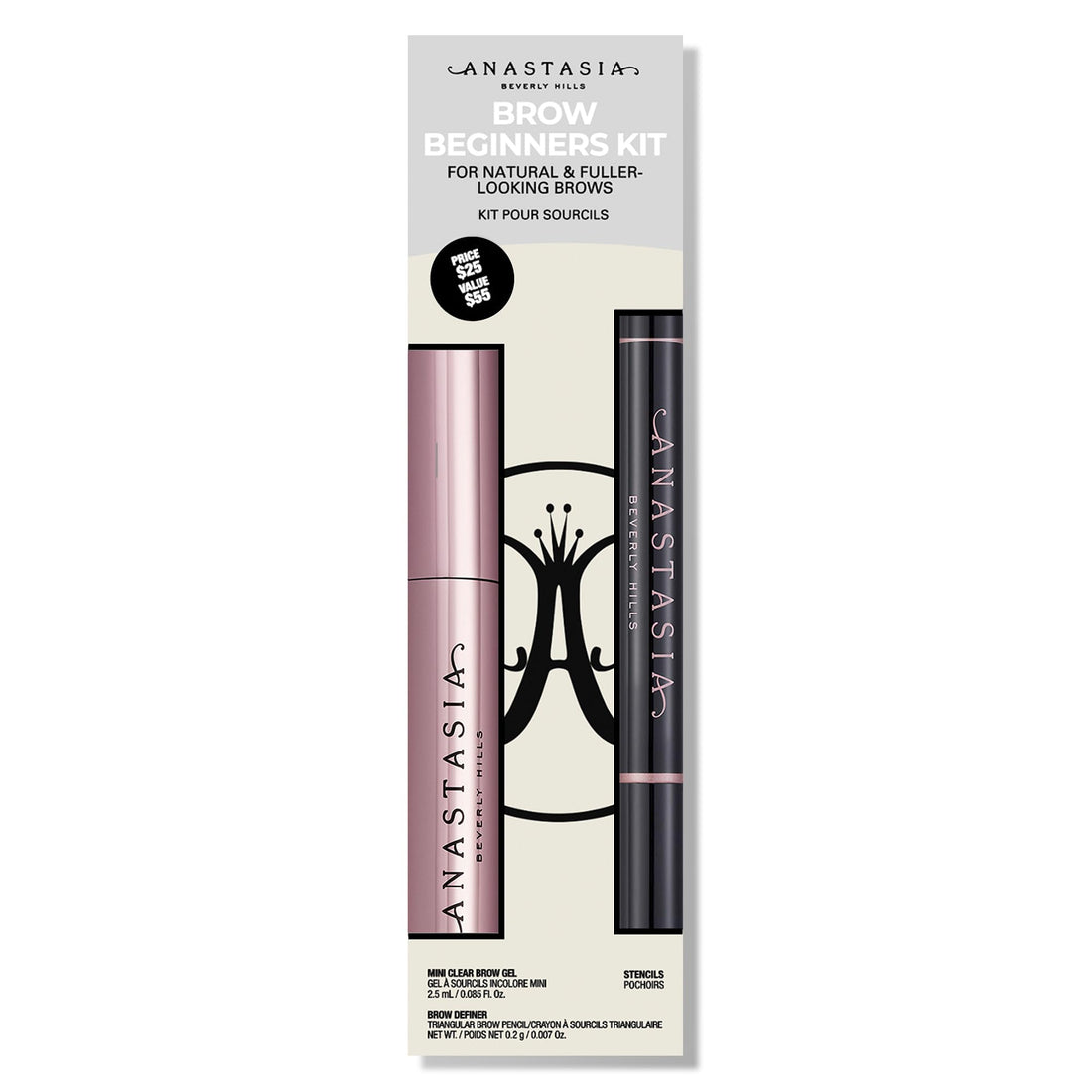Anastasia Beverly Hills - Brow Beginners Kit - Ebony