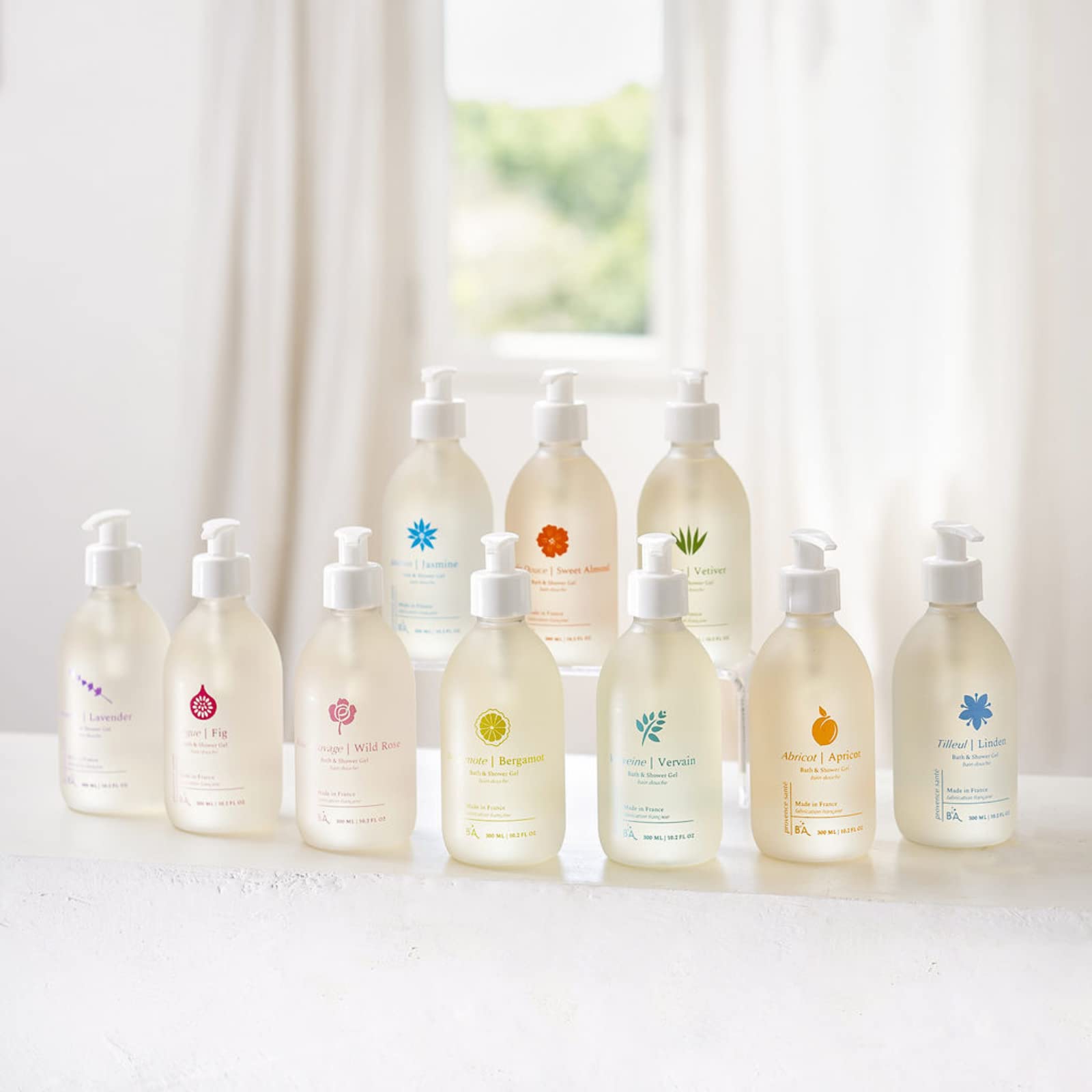 Provence Sante Shower Gel - Cleansing & Deep Nourishing Body Wash Extra Hydrating Dry, Rough Sensitive Skin Cleanses & Moisturizes 10.2 Oz (Vetiver)