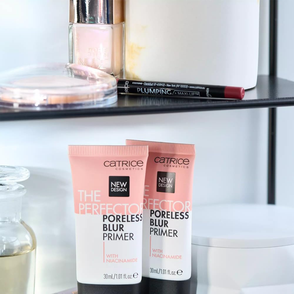 Catrice | The Perfector Poreless Blur Primer | Pore & Fine Line Refining Make Up Base with Niacinamide | Vegan & Cruelty Free | Made Without Gluten, Oil, Parabens, Phthalates, Microplastics & Alcohol.